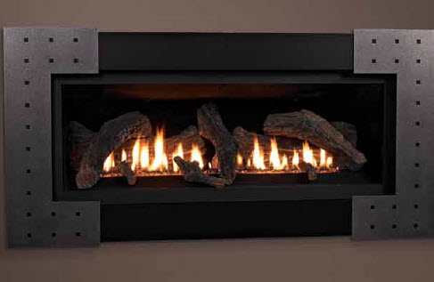 Boulevard Direct Fireplace with Eastgate Surround St Louis Dealer