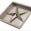 Firestar Square Drop in Kit  - 12" to 50" Square  For Natural Gas - Match Light or  Manual Battery Spark Ignition - 5 Year Limited Warranty on Stainless components