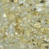 Gold Reflective 1/4" Fireglass - for indoor or outdoor use -