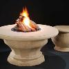 Florentine Tuscan Slate Outdoor Gas Fire pit with Granite Top & SS Burner: Hargrove