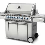 BIPRO665RB Prestige Pro Series Grill with S/S Cart  - five  commercial grade stainless burners; Jet-fire ignition system with backlit knobs; SS Wave Rod grids; 99k BTU's.  Models for Natural or LP Gas.