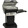 H3X Deluxe Grill Features
 •Stainless Steel H-Style Burner (40,000 Btu)
• Push-button Electronic Igniter
•Dual-control Knobs
•Single-Level Stainless Steel Rod Cooking Grids (Limited Lifetime Warranty)
•653 square inches of total grilling area
•Charmaster™ Briquets
•Built-in Analog Heat Indicator
