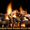 Kodiak Char weaves huge charred logs and colorful split pieces into a beautiful fire that will fill larger fireplaces.