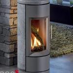 Bari DV - Heats up to: Up to 1,300 sq. ft.; Burn Rate Range: 15,000 - 26,500 BTUs/hr.; Steady State Efficiency: 70– 82%; EnerGuide Rating: 55.76%; Remote Control Thermostat: Included. 
Models for Natural or LP Gas.
