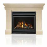 Contemporary Architectural Cast Stone Mantel 
•The Contemporary Cast Stone Mantel is available in Tuscany finish
•Compatible with 36 series Napoleon® fireplaces
•A unique process is used to bring out the natural colouration of authentic stone 
