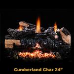 Cumberland Char features beautifully hand-crafted refractory logs to create its unmatched beauty and realism.  The new Ember-Trio burner system efficiently delivers natural flame patterns, warm radiant heat and impressive glowing embers.  
