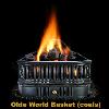 The Olde World Basket fills your home with European charm.  Offered with detailed logs, or warm, glowing coals, it's perfect for small fireplaces (at only 19" wide).  Olde World Baskets also feature hidden controls, and beautiful flames from very little fuel (thanks to its efficient burner).